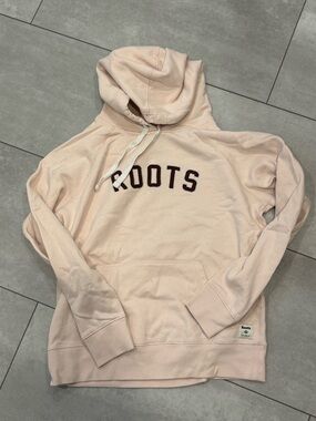 Roots Pale Pink Logo Sweatshirt